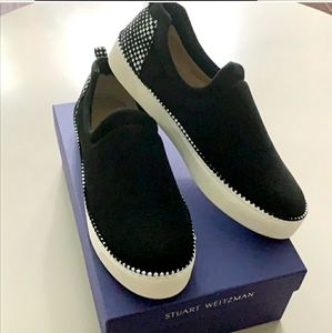 Stuart Weitzman Recovery Black Neoprene.